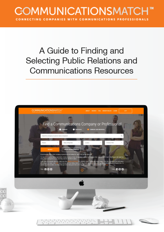 Guide to Finding & Selecting PR & Communications Agencies 